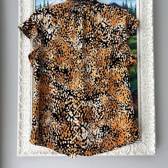 Adrienne Vittadini Top Women’s Shirt Sz X-large Stretchy Going Out Career Preppy - Picture 3 of 9